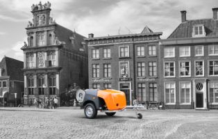 Hogedruk rioolaanhanger tot Ø 300mm